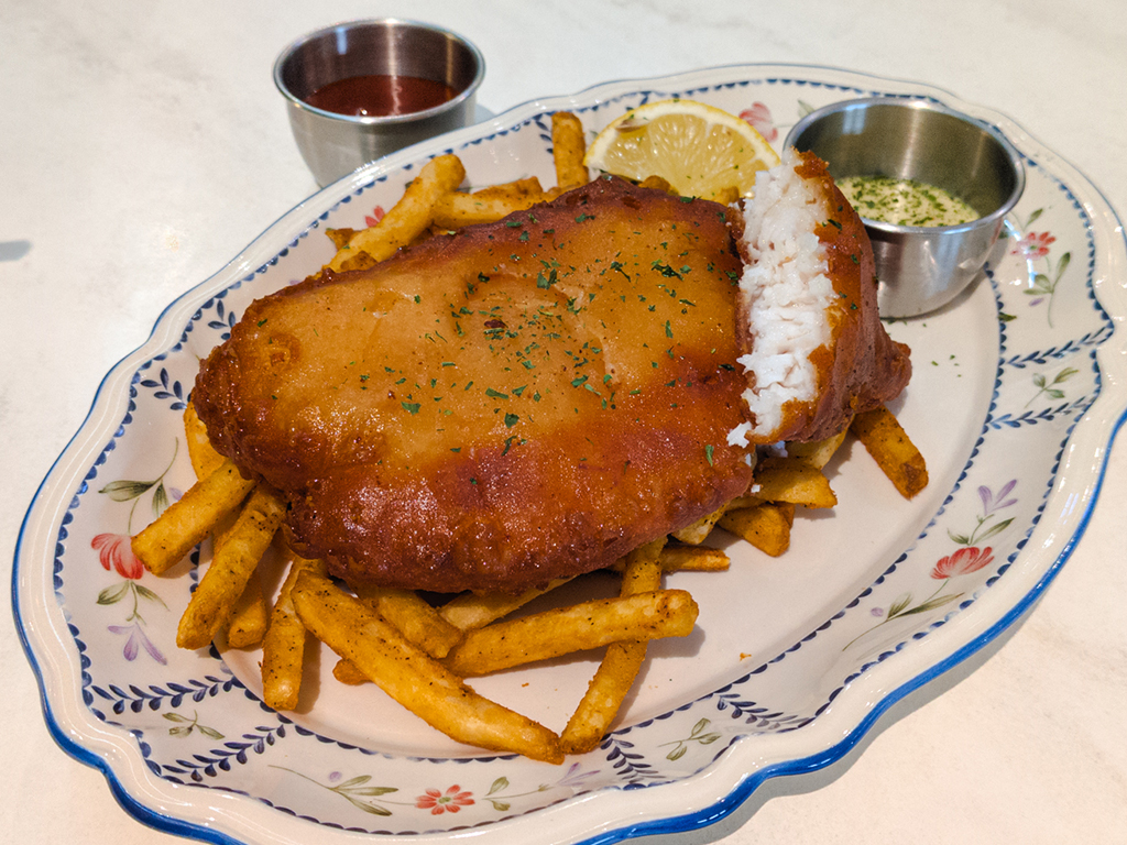 Golden beer-battered fish that’s part flaky, part fleshy. Photo: Gary Lim/HungryGoWhere cookboys by han's