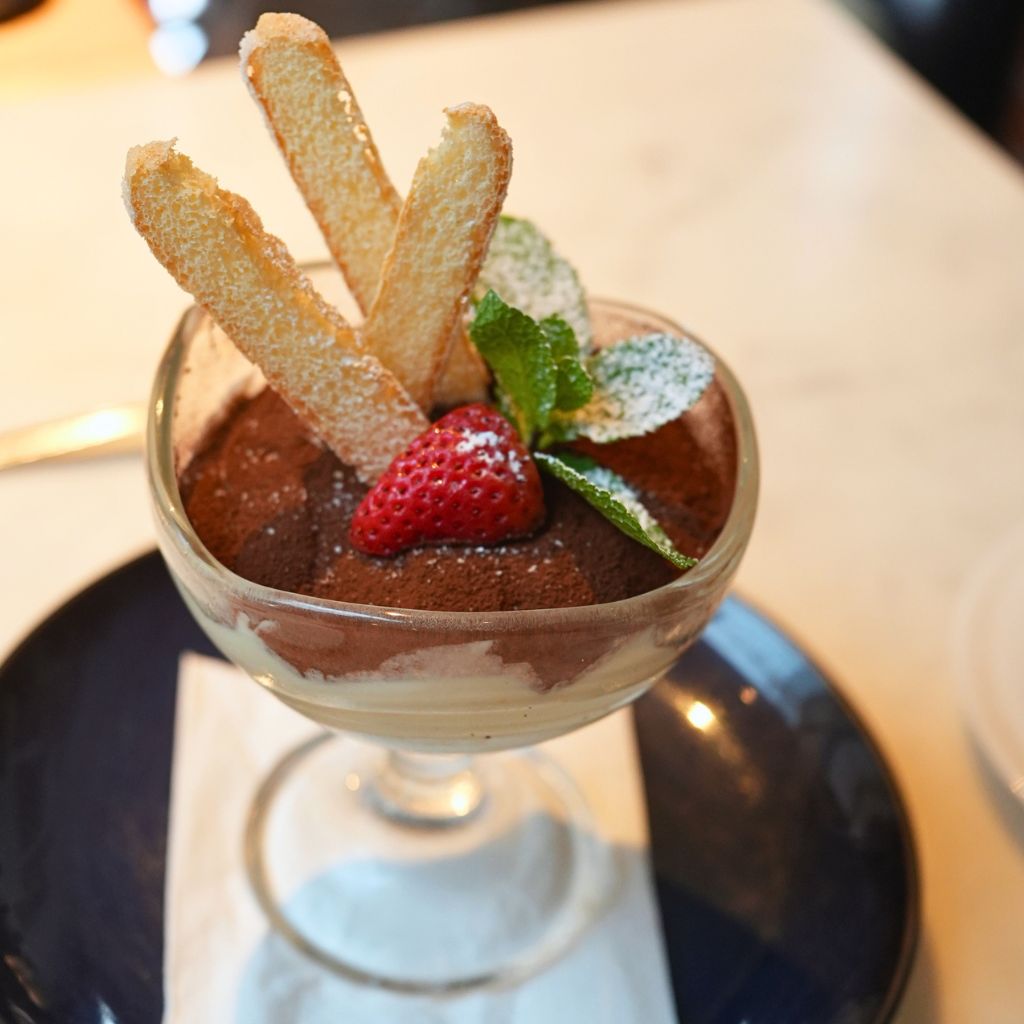 All we need is good company and tiramisu. Photo: Shannon Yap/HungryGoWhere casa latteria singapore