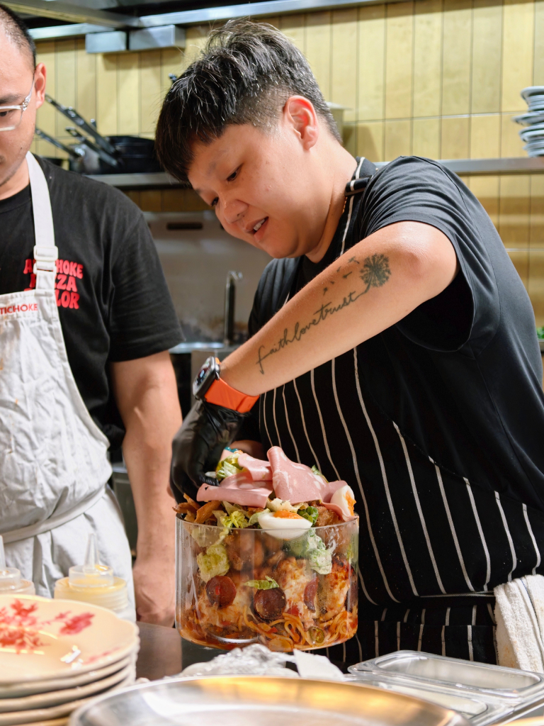 If you’re coming to Artichoke for a celebration, the Super Bowl Supreme is almost non-negotiable. Photo: Zawani Abdul Ghani/HungryGoWhere artichoke pizza parlor refreshed menu