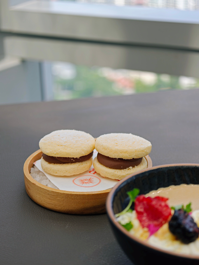 Chocolate alfajores. Photo: Zawani Abdul Ghani/HungryGoWhere Fire @ 1-Atico lunch set