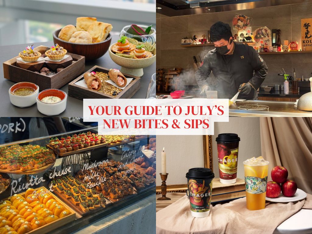 New bites & sips to check out in Singapore in July 2026