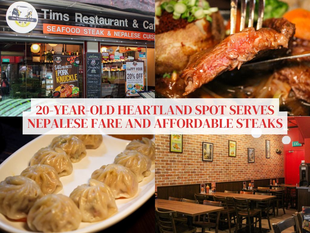 Tim’s Restaurant & Cafe is a heartland eatery serving Nepalese cuisine and steaks