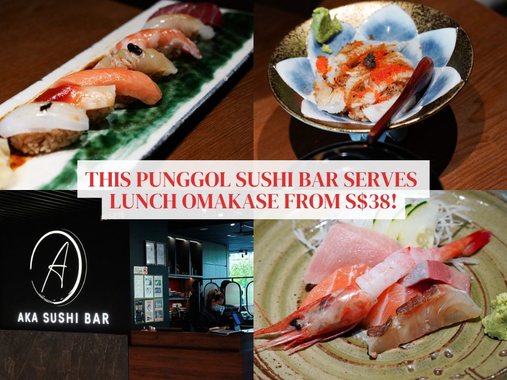Aka Sushi Bar: Omakase from S$38 in Punggol restaurant that only Punggol-dwellers know of