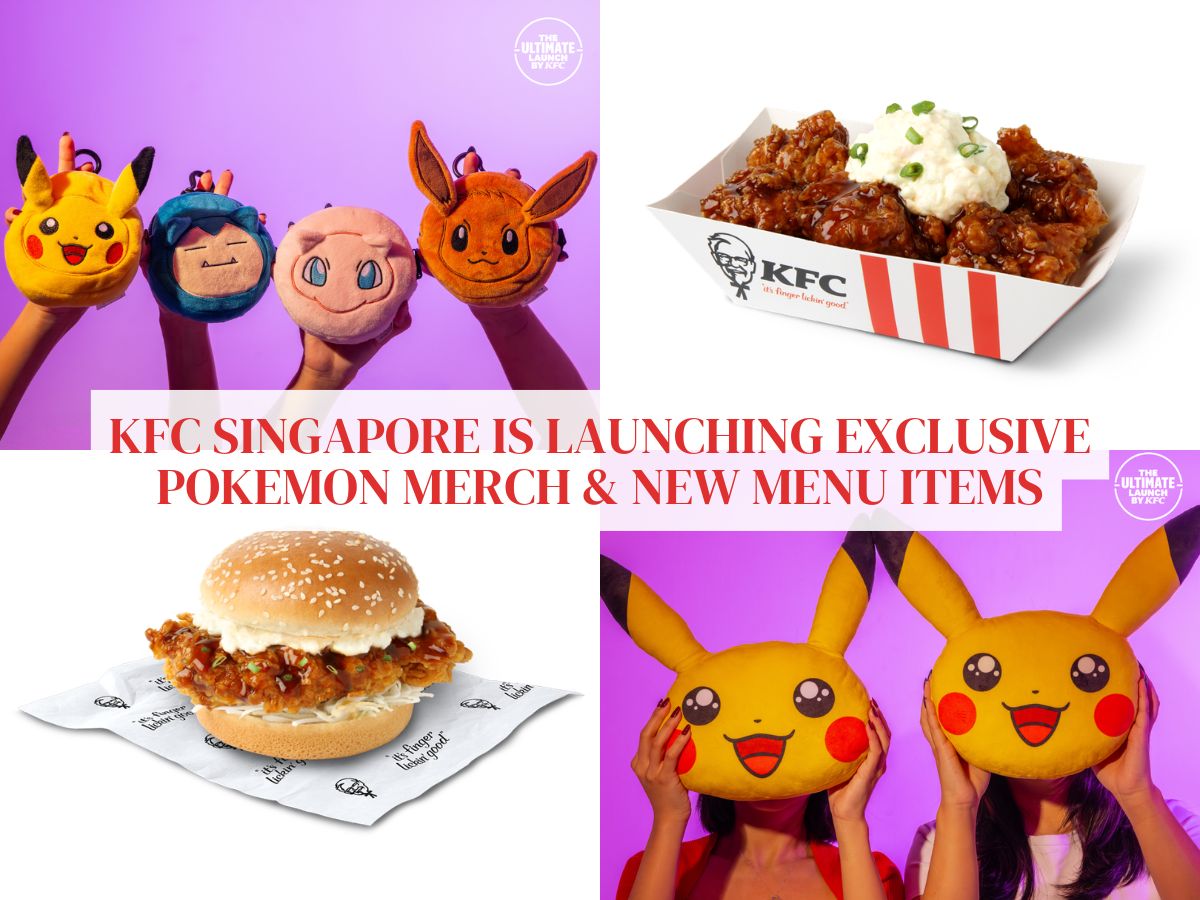 KFC Singapore unveils exclusive Pokemon merch, alongside new Japanese-inspired menu