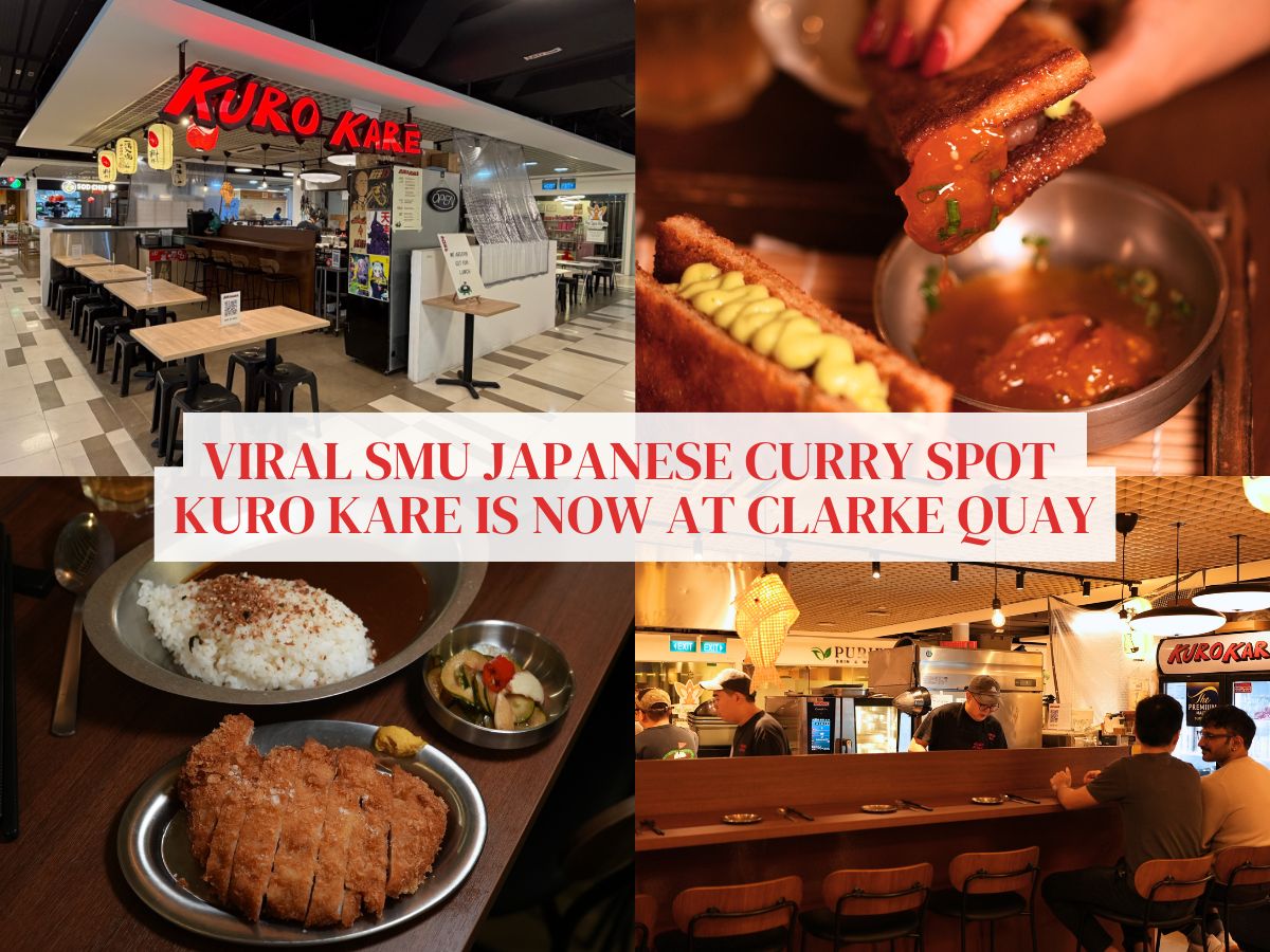 Viral SMU eatery Kuro Kare, specialising in slow-cooked Japanese curry, is now at Clarke Quay