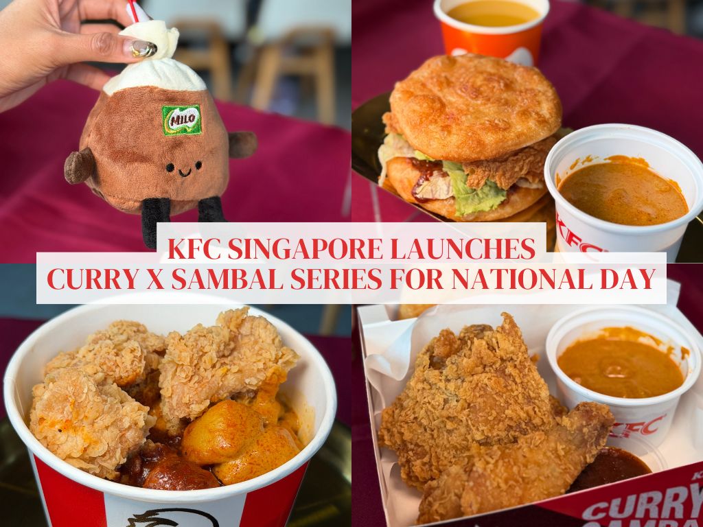 KFC Singapore launches new Curry x Sambal Zinger with roti prata and curry dip for National Day
