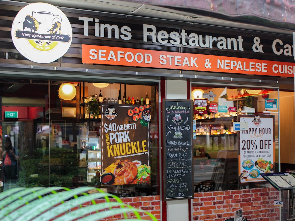 The restaurant is within walking distance of both Toa Payoh and Braddell MRT stations. Photo: Angeline Ang/HungryGoWhere Tim's Restaurant And Cafe