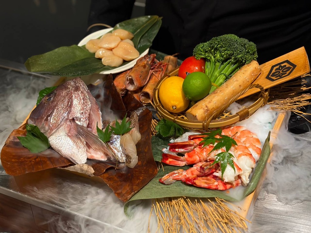 A sneak peek at the dishes to come. Photo: Shannon Ong/HungryGoWhere kou teppan omakase singapore