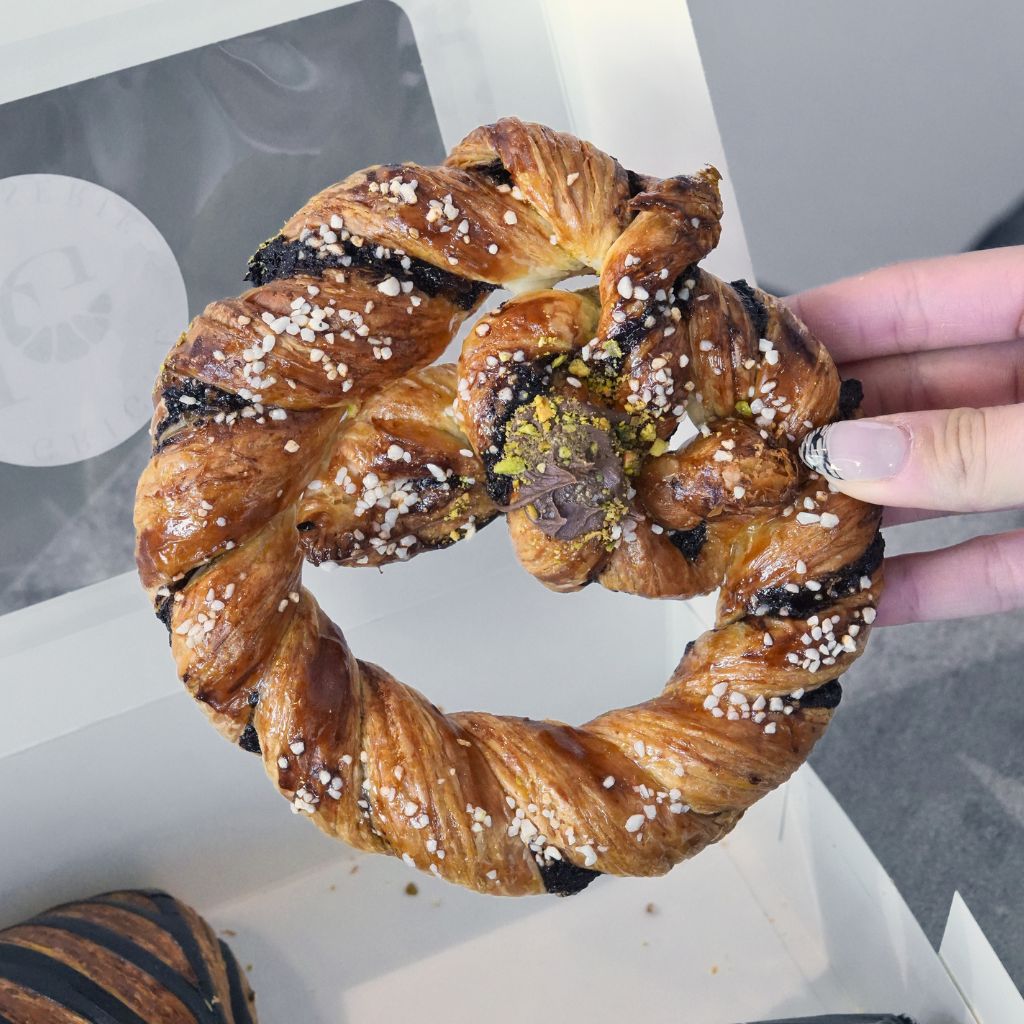 The Toblerone pretzel is certainly worth trying. Photo: Shannon Yap/HungryGoWhere la grigne patisserie