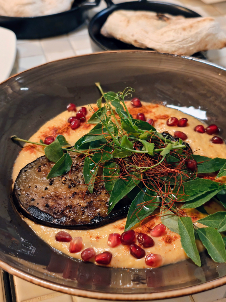 Laksa hummus. Photo: Zawani Abdul Ghani/HungryGoWhere olive and ember