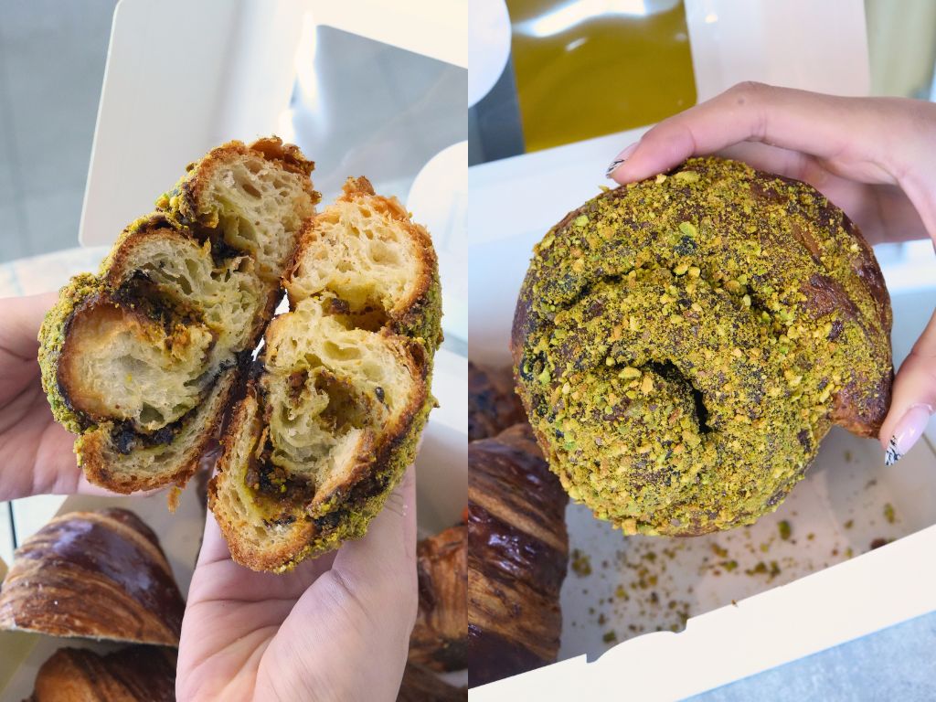 It’s hard to find fault with the pairing of pistachio and chocolate. Photos: Shannon Yap/HungryGoWhere la grigne patisserie