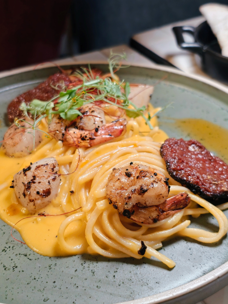 Seafood linguini. Photo: Zawani Abdul Ghani/HungryGoWhere olive and ember