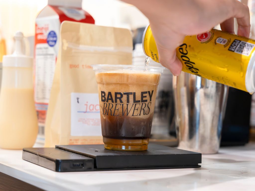 Passion Blizz is a bright, fizzy alternative to the menu’s heavier milk-based options. Photo: Koh Mui Fong/HungryGoWhere bartley brewers