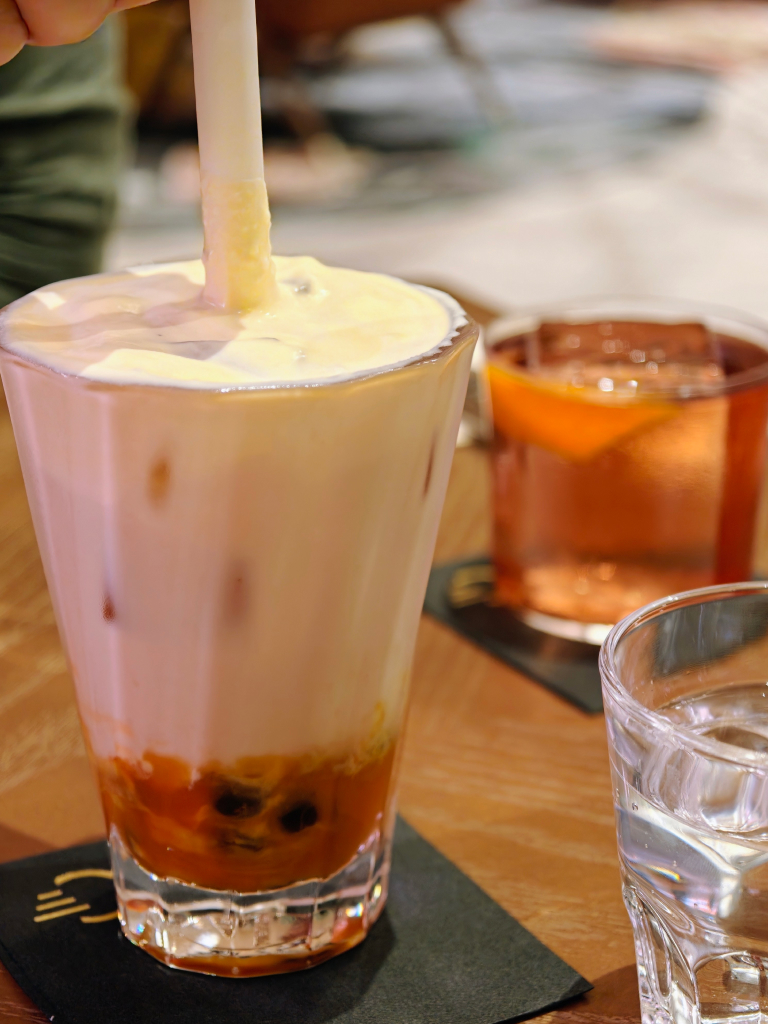 Mango earl grey bubble milk tea. Photo: Zawani Abdul Ghani/HungryGoWhere centro