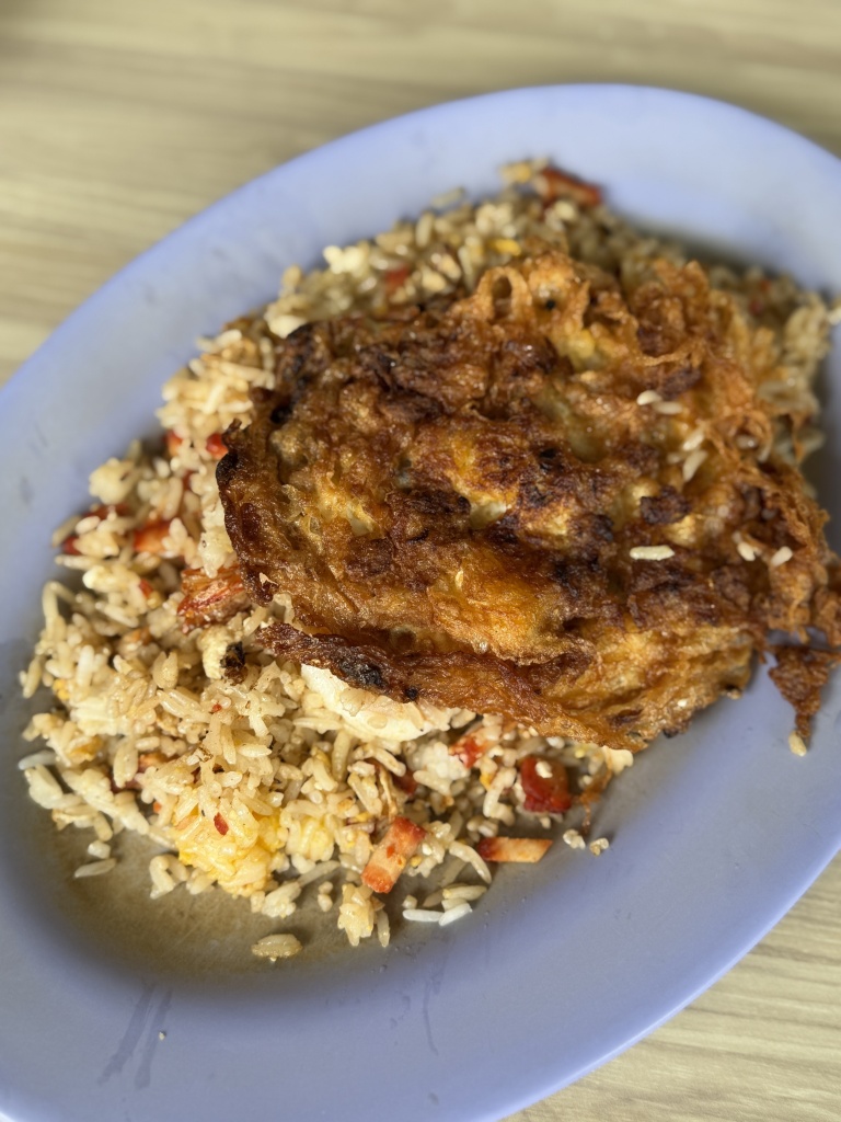 Fried rice with chye poh egg. Photo: Jasmine Ng/HungryGoWhere Holland Village Market & Food Centre