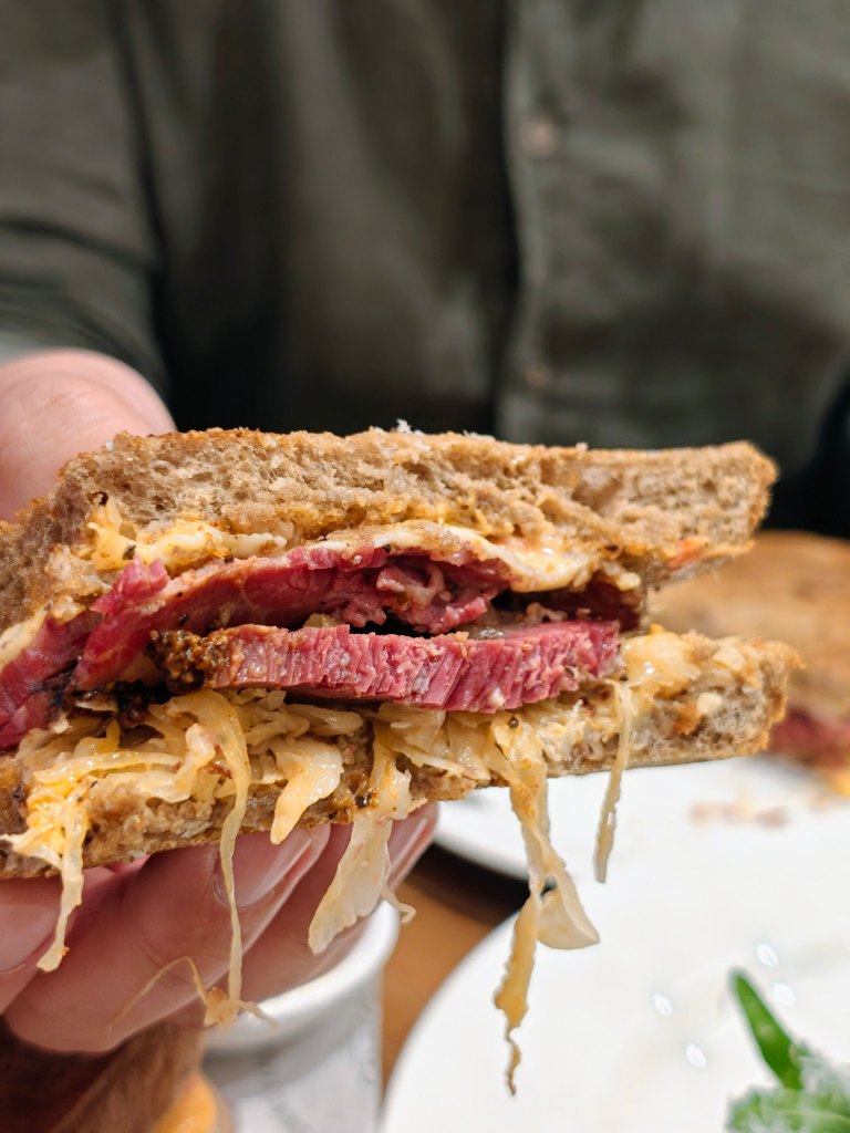 The Reuben sandwich is hard to put down. Photo: Zawani Abdul Ghani/HungryGoWhere centro
