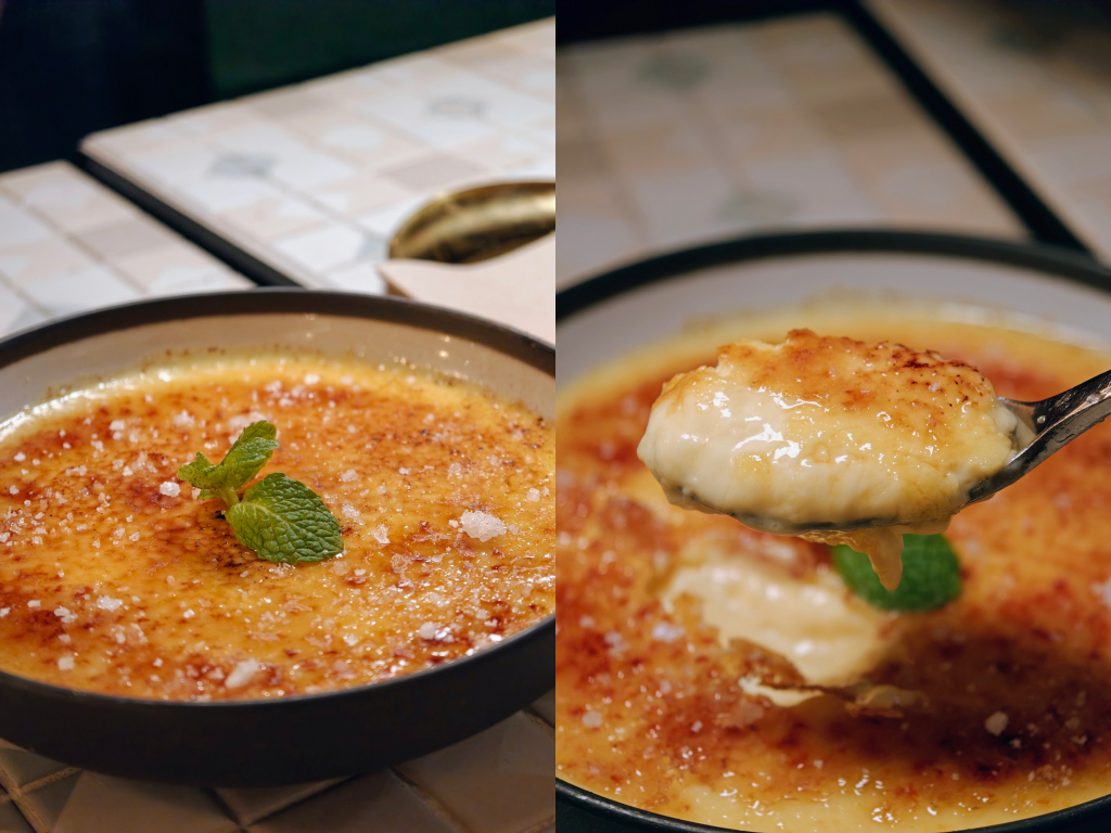Salted creme brulee. Photo: Zawani Abdul Ghani/HungryGoWhere olive and ember