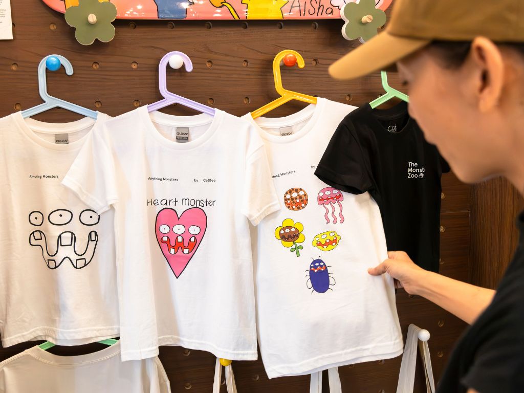 Creamier supports Aisha, also known as CatBee, a local artist with autism. Photo: Koh Mui Fong/HungryGoWhere creamier ice cream singapore
