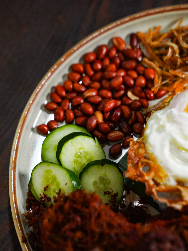 Every tiny part is key. Photo: Evan Mua/HungryGoWhere kitchenman nasi lemak