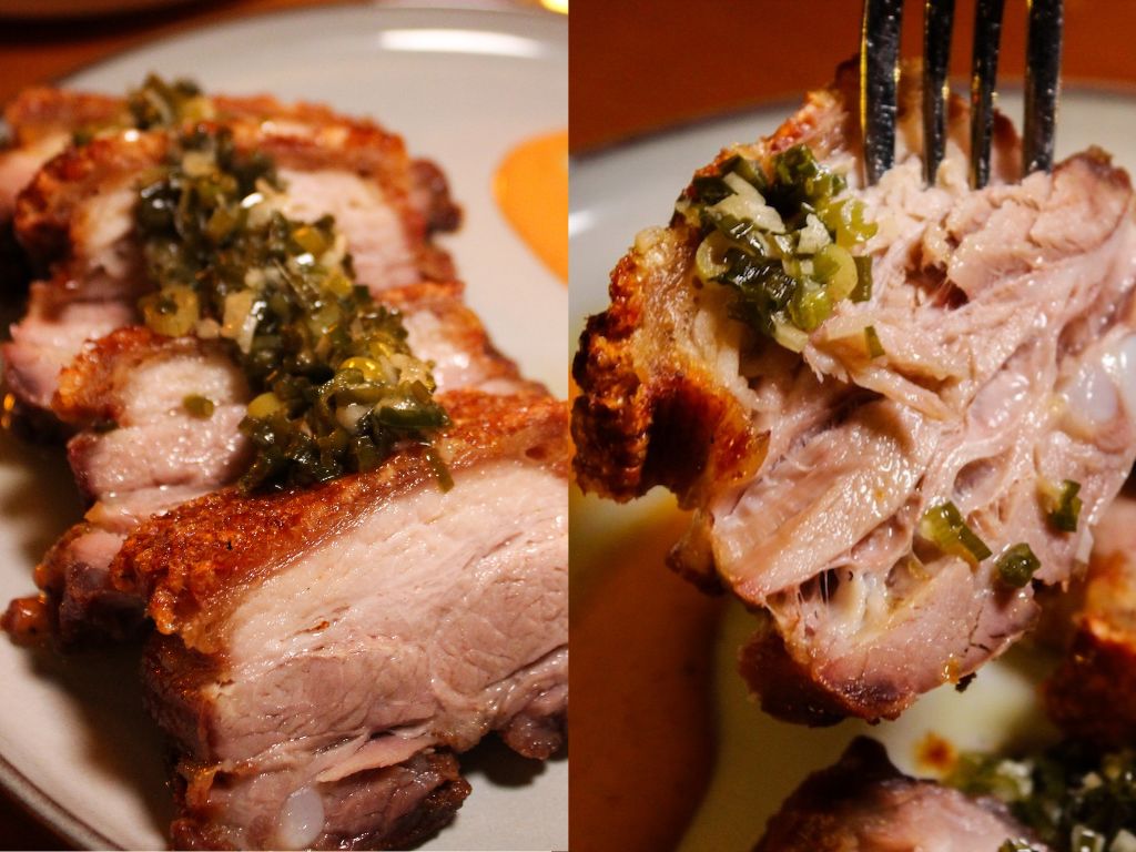 The crispy pork belly nailed both texture and flavour. Photo: Angeline Ang/HungryGoWhere second thoughts jalan besar