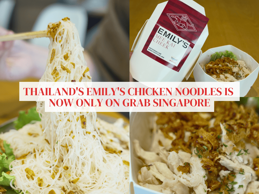 Thailand’s viral Emily’s Chicken Noodles is now in Singapore and available only on Grab for delivery