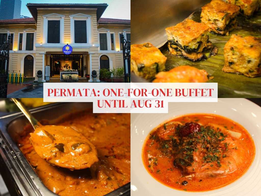 Permata’s one-for-one halal buffet features over 50 heritage dishes from Singapore and the Nusantara region