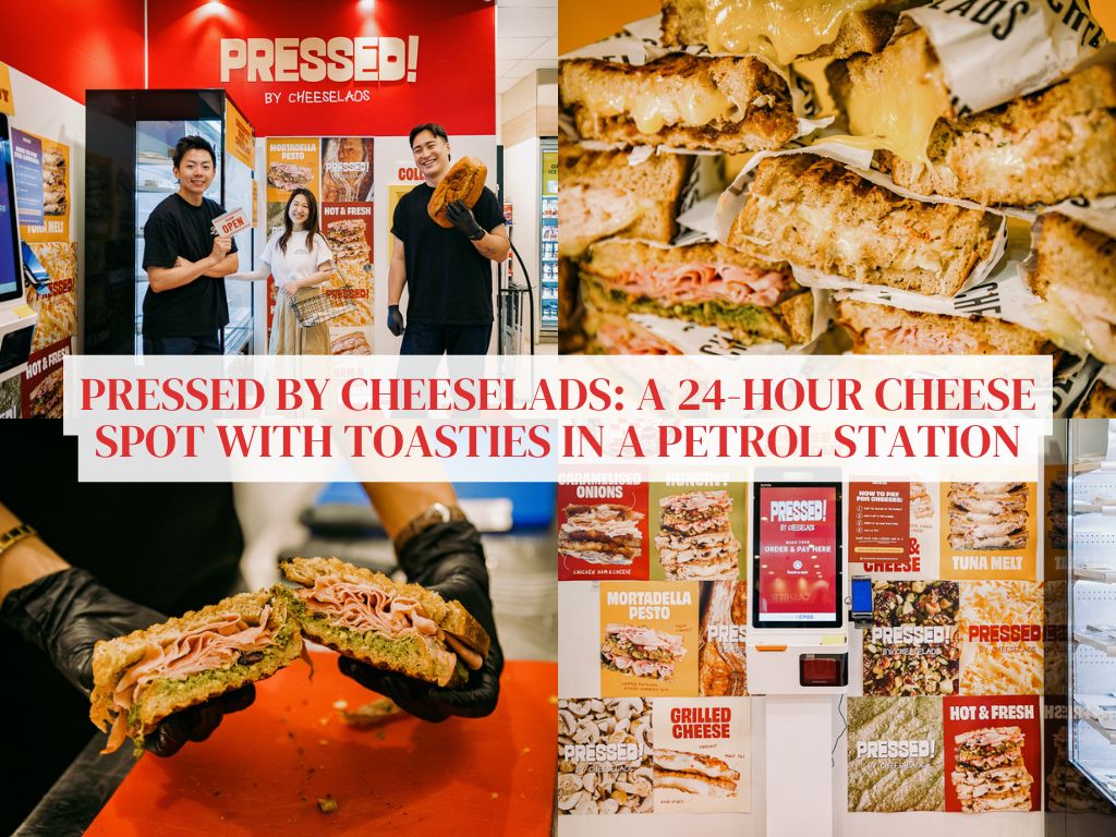 Pressed By Cheeselads: Trio opens 24-hour self-checkout cheese shop with pressed sourdough toasties in a petrol station
