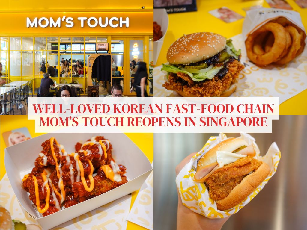 K-burger and chicken concept Mom’s Touch returns to Singapore with local exclusives
