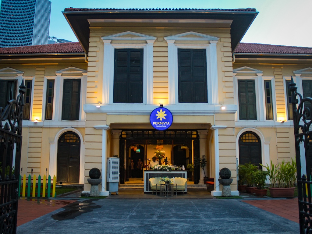 Permata is housed in a majestic heritage mansion. Photo: Angeline Ang/HungryGoWhere permata singapore