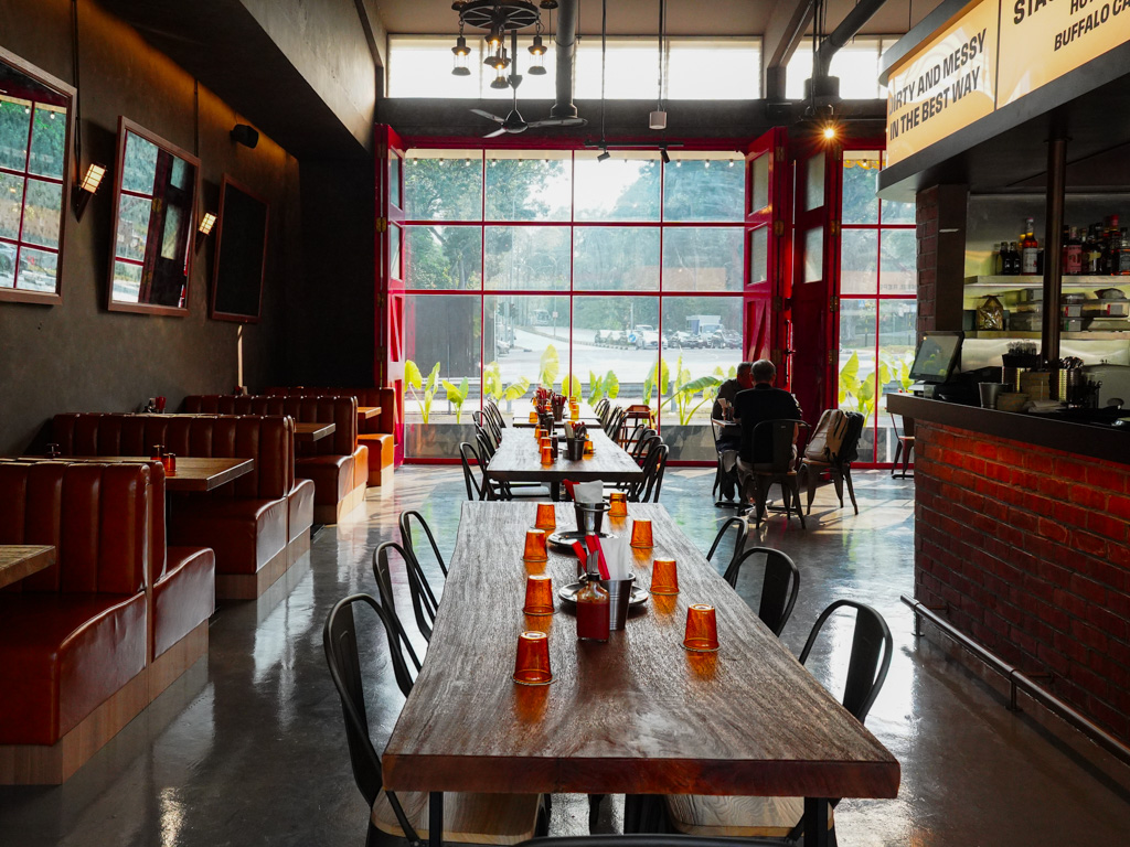 There's a chic farmhouse vibe going on in here. Photo: Evan Mua/HungryGoWhere decker barbecue bukit timah fire station