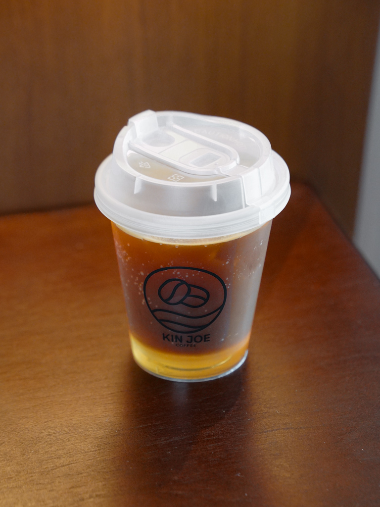 The honey espresso tonic is extra satisfying on hot days. Photo: Evan Mua/HungryGoWhere kin joe coffee