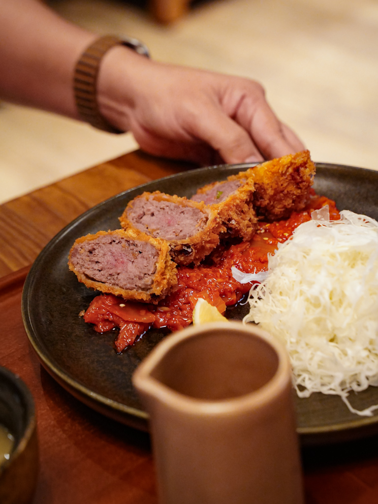 A very uniquely Korean katsu dish. Photo: Evan Mua/HungryGoWhere katsu by kyu