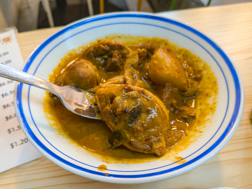 Delicious curry chicken that’s just the right amount of creamy. Photo: Gary Lim/HungryGoWhere chef lais sim lim