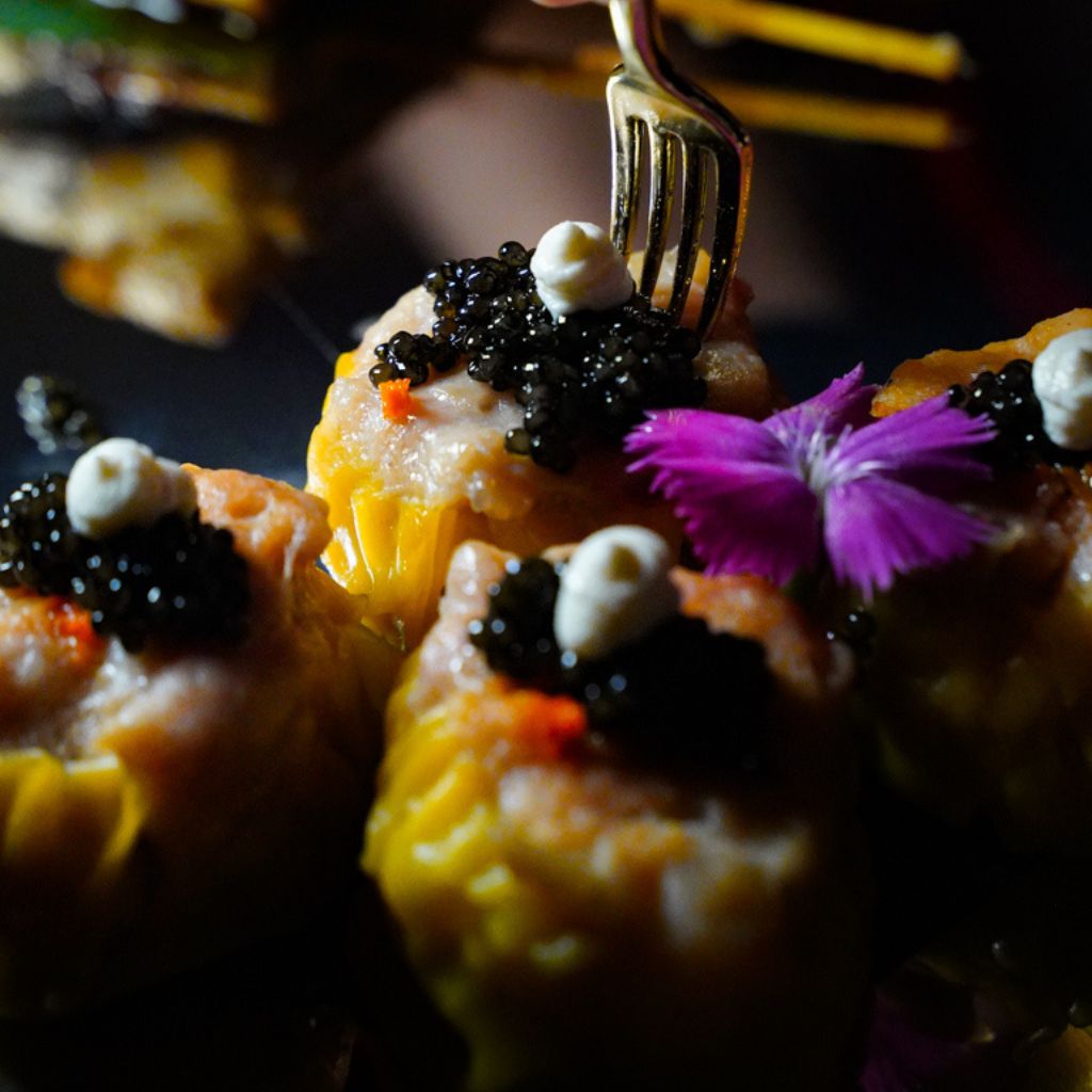 The truffle & prawn siu mai. Photo: Evan Mua/HungryGoWhere new august openings