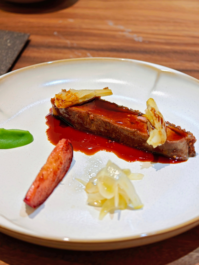 Roasted duck, peaches, fennel. Photo: Zawani Abdul Ghani/HungryGoWhere assagi