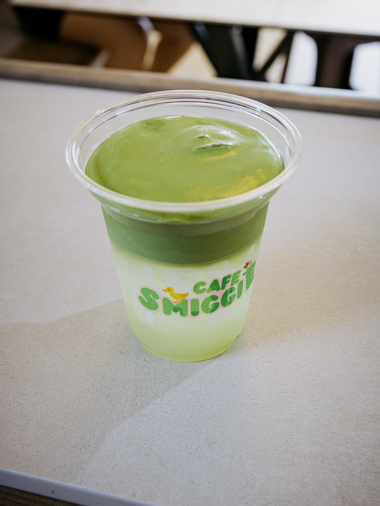 Cafe Smiggie’s Cloud matcha. Photo: Ravin Thiruchelvam/HungryGoWhere cafe smiggie
