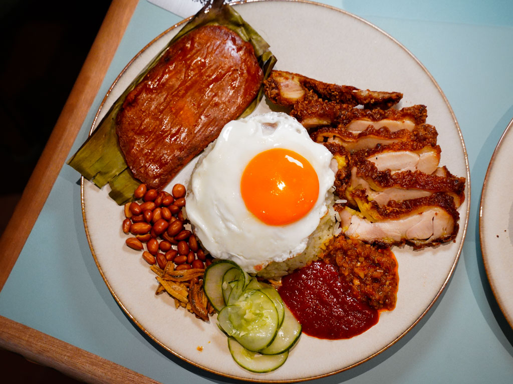 Nasi lemak to go with kaya toast. Photo: Evan Mua/HungryGoWhere chin mee chin nex