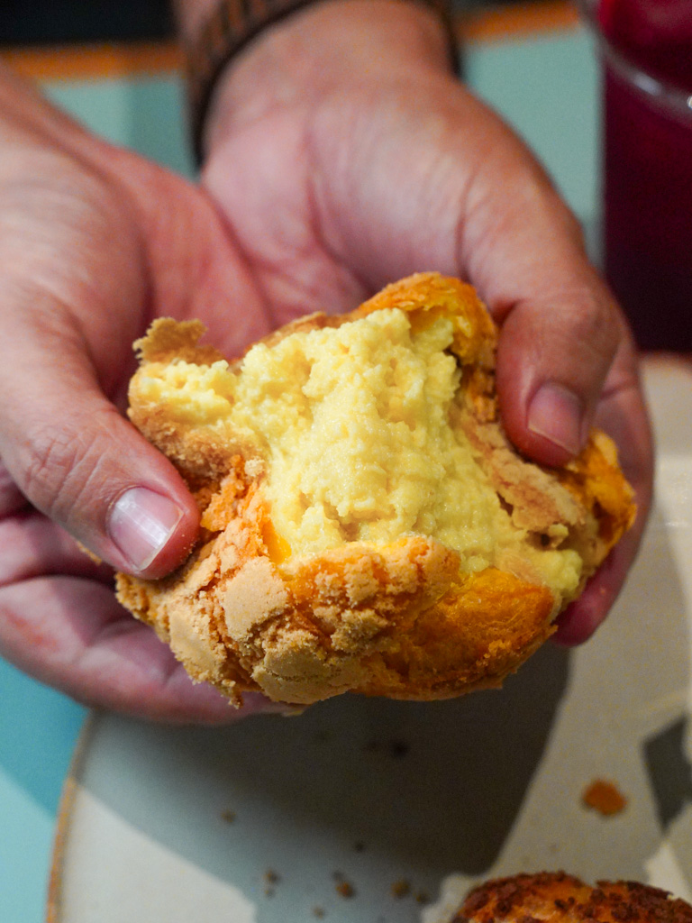 Kaya custard cream puff? Photo: Evan Mua/HungryGoWhere chin mee chin nex