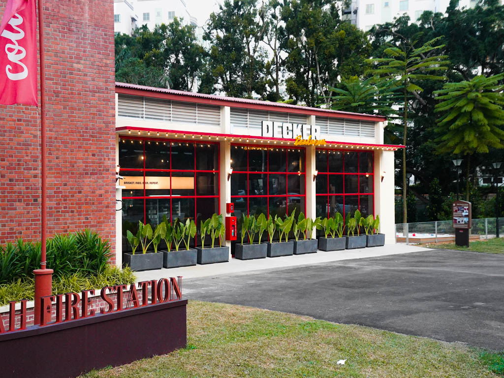 Smokehouse in a firehouse? How ironic. Photo: Evan Mua/HungryGoWhere decker barbecue bukit timah fire station