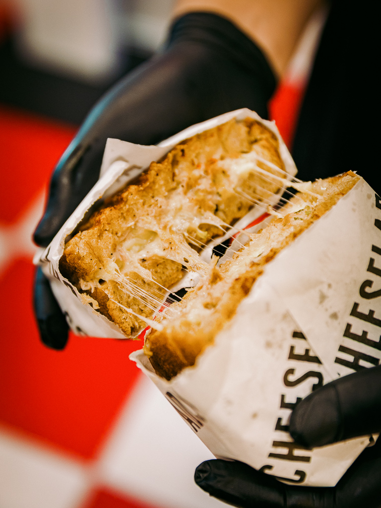 Tuna melt. Photo: Ravin Thiruchelvam/HungryGoWhere pressed by cheeselads