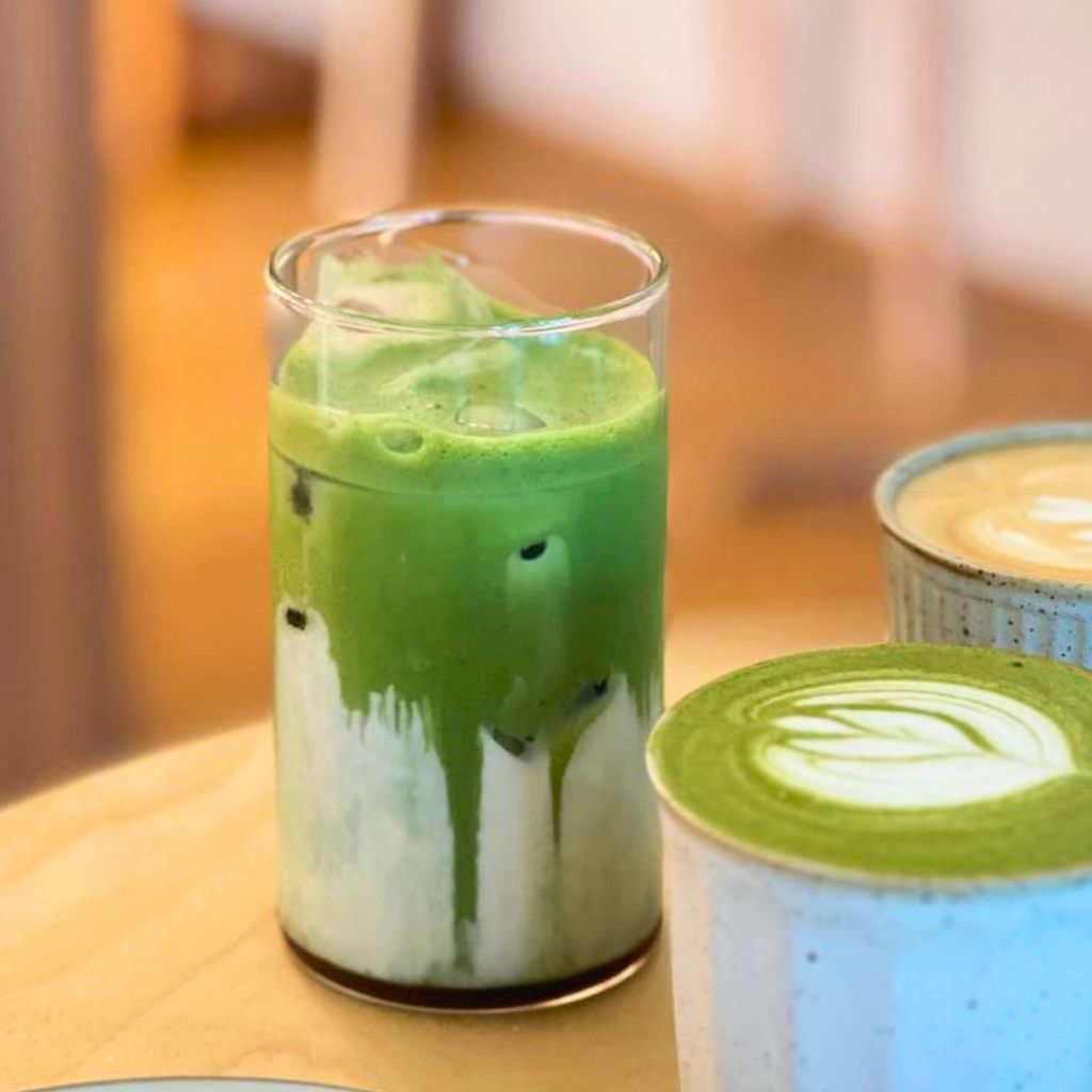 The earl grey matcha latte. Photo: Shannon Yap/HungryGoWhere new july openings