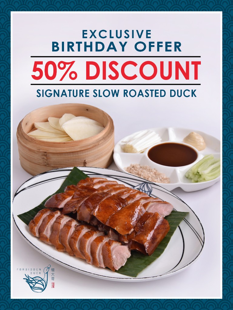 Photo: Forbidden Duck/Instagram birthday deals discounts