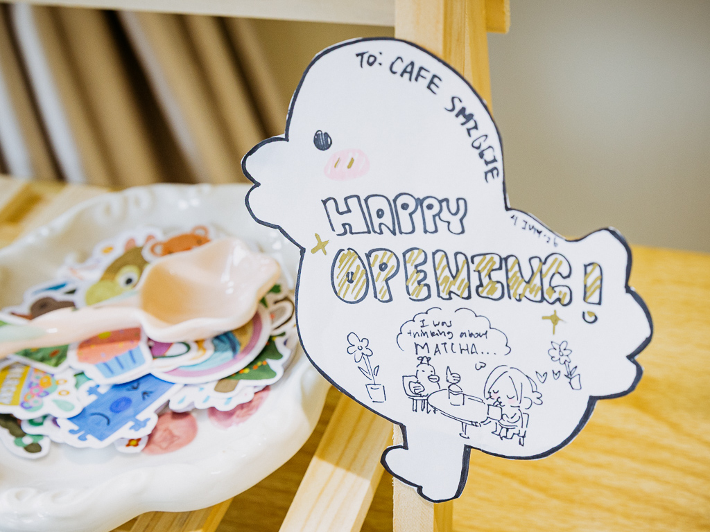 An illustration drawn by a customer. Photo: Ravin Thiruchelvam/HungryGoWhere cafe smiggie