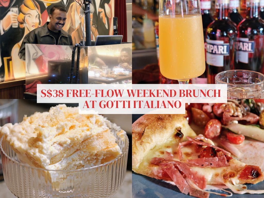 Gotti Italiano: Free-flow weekend brunch from S$38 and a refreshed a la carte menu