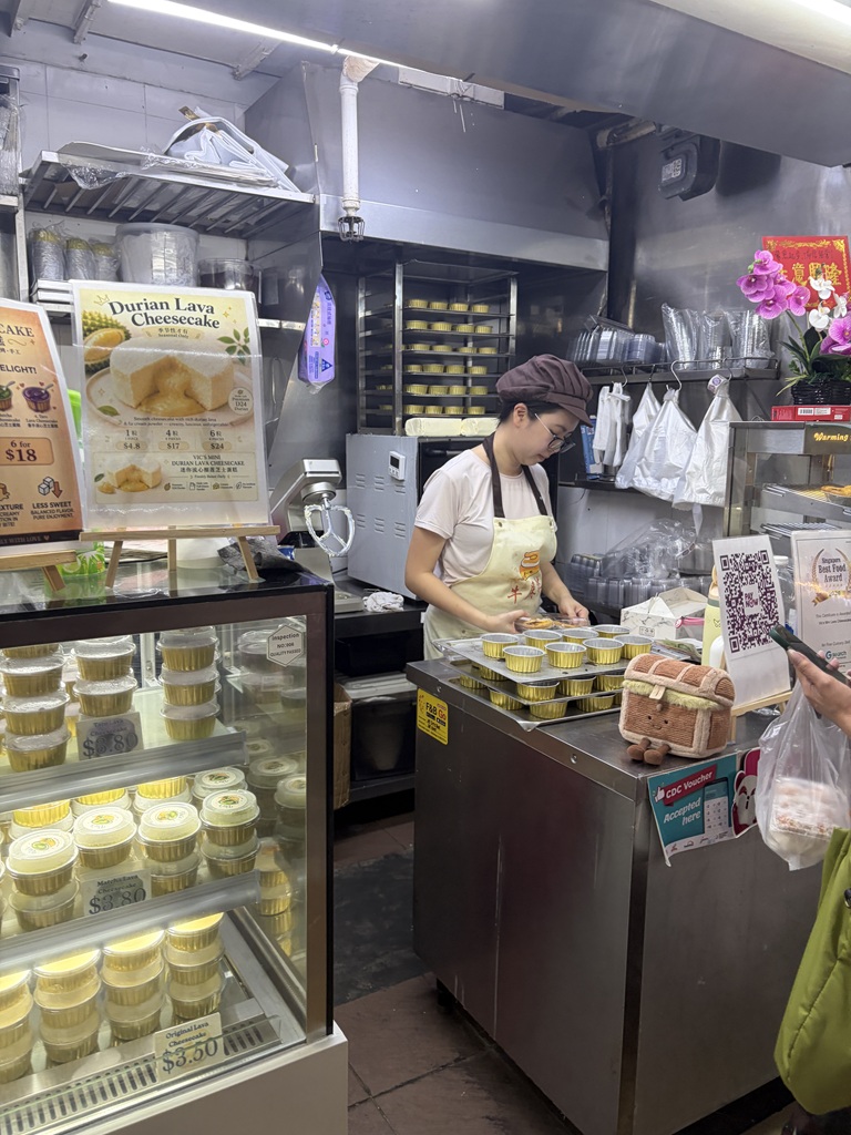 Vic’s Mini Lava Cheesecake storefront. Photo: Rebecca Wong/HungryGoWhere Vic’s Mini Lava Cheesecake