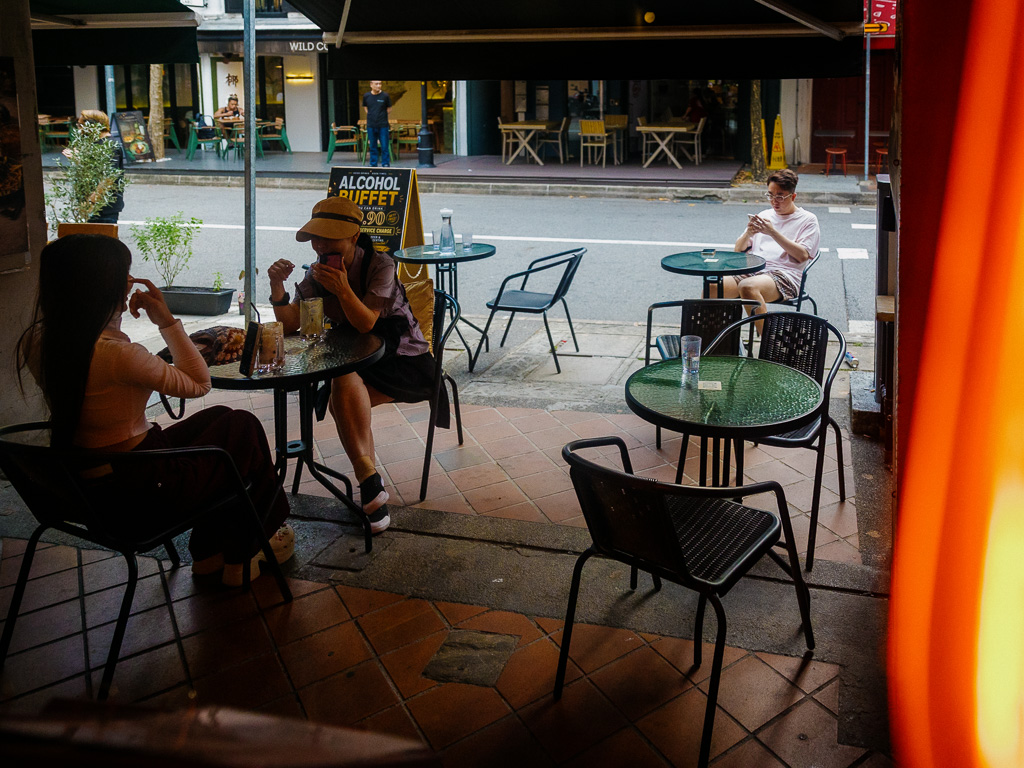 A pasta cafe by day and a pasta bar by night, Pastamo has an al fresco dining area. Photo: Ravin Thiruchelvam/HungryGoWhere pastamo