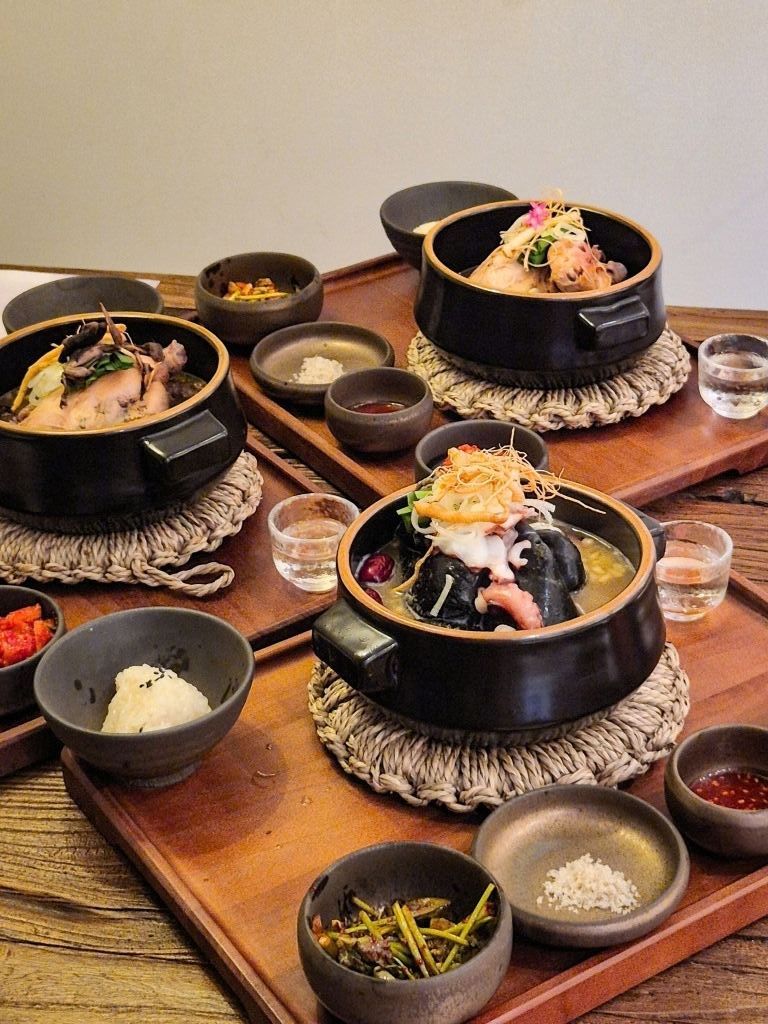 Choose from 13 varieties of samgyetang at Modu High. Photo: Sarah Chua/HungryGoWhere Samgyetang Singapore