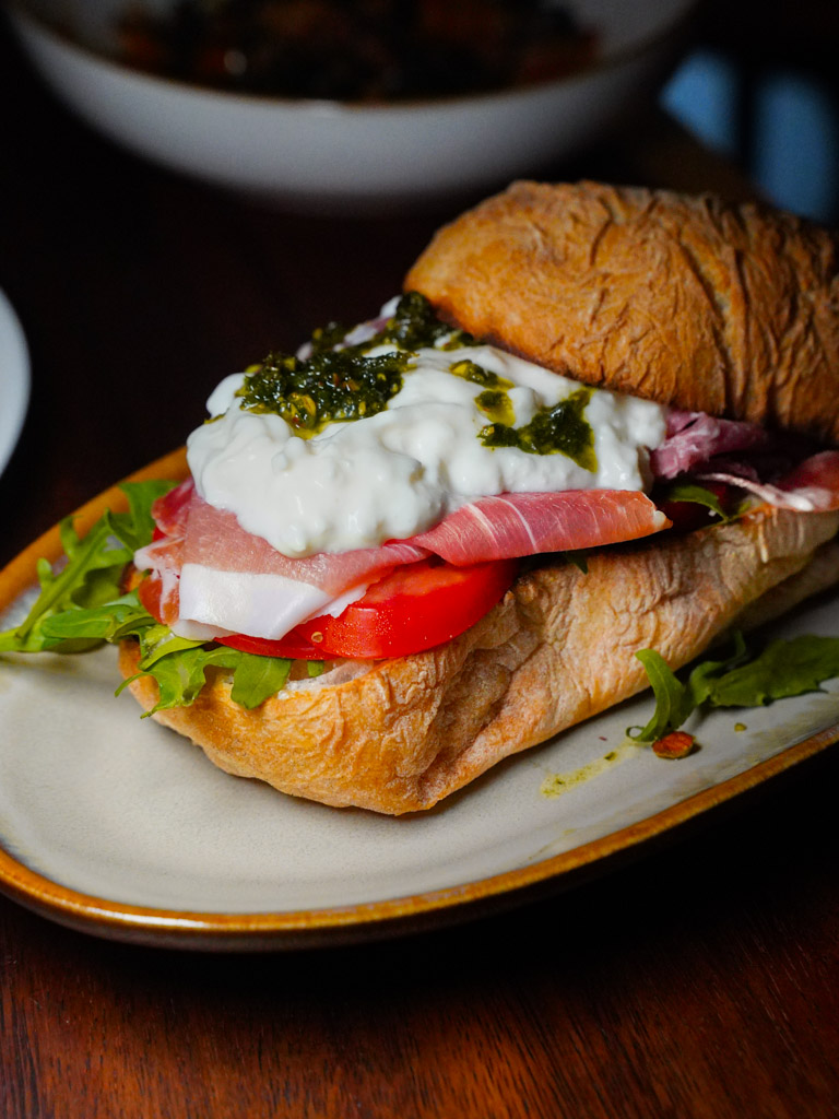 A veritably filling panini sandwich. Photo: Evan Mua/HungryGoWhere la casetta