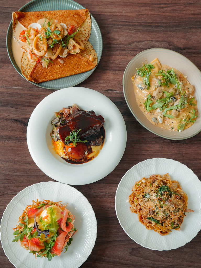 A menu full of pasta and brunch favourites. Photo: Evan Mua/HungryGoWhere south union park