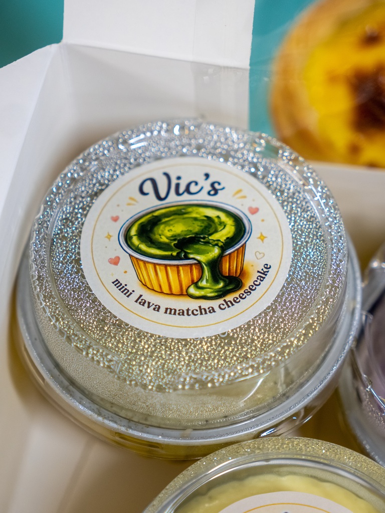 The cheesecakes come served in a cup for easy storage and consumption. Photo: Ewan Lim/HungryGoWhere Vic’s Mini Lava Cheesecake